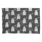 コーヒー枕の上げ下げ 枕カバー (正面)