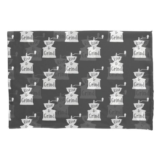 コーヒー枕の上げ下げ 枕カバー (正面)