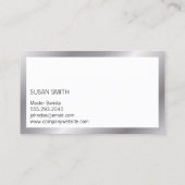 コーヒー染色 |コーヒーショップBarista Wood背景 名刺 (裏面)