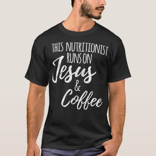 コーヒー栄養士 ギフト 栄養士 Tシャツ (正面)