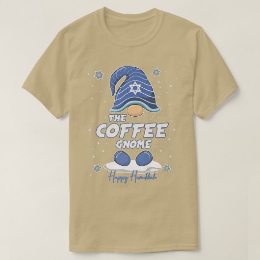 コーヒー格言おもしろいハヌッカファミリーマッチング Tシャツ (デザイン正面)