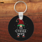 コーヒー格言クリスマスファミリーマッチングプレイドキリスト キーホルダー (正面)