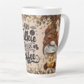 コーヒー格言前のトーキーなし カフェラテマグ (右アングル)