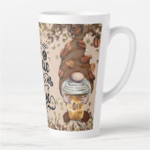 コーヒー格言前のトーキーなし カフェラテマグ (右)