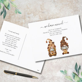 コーヒー格言新しい住宅案内はがき シーズンポストカード