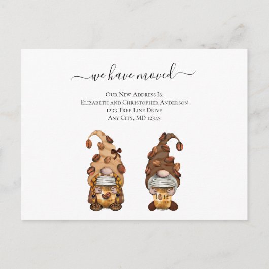 コーヒー格言新しい住宅案内はがき シーズンポストカード (正面)