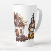 コーヒー格言 カフェラテマグ (右アングル)