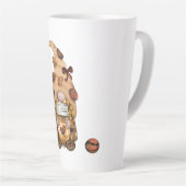 コーヒー格言   カフェラテマグ (右アングル)