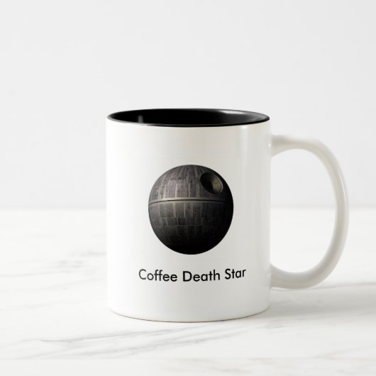 コーヒー死の星のコーヒー・マグ ツートーンマグカップ (右)