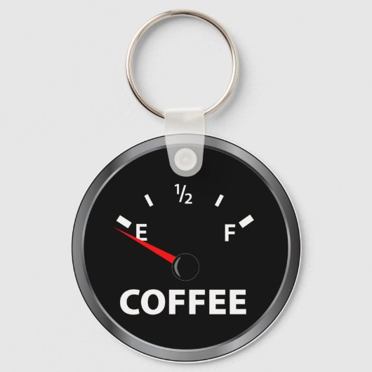 コーヒー残量ゲージ不足 キーホルダー (正面)