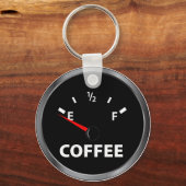 コーヒー残量ゲージ不足 キーホルダー (正面)