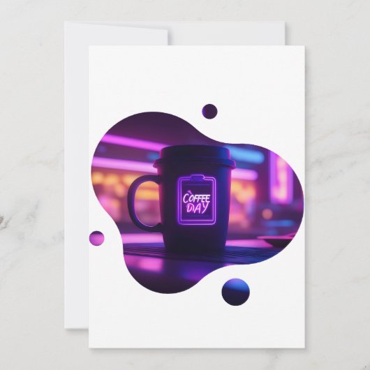 コーヒー毎日FATERS DAY 招待状 (正面)