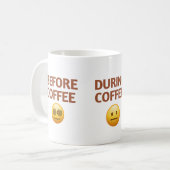 コーヒー気分ベクターアート 前・中・後 コーヒーマグカップ (正面左)