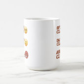 コーヒー気分ベクターアート 前・中・後 コーヒーマグカップ (中央)