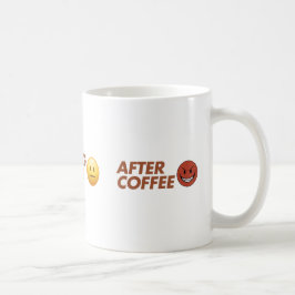 コーヒー気分ベクターアート 前・中・後 コーヒーマグカップ