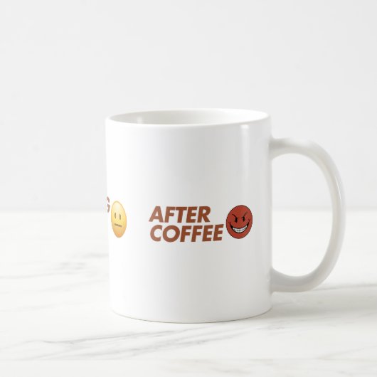 コーヒー気分ベクターアート 前・中・後 コーヒーマグカップ (右)
