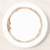 コーヒー汚れのコースター コースター (正面)