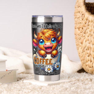 コーヒー派と悲観派の2種類の人間がいる 保温保冷タンブラー