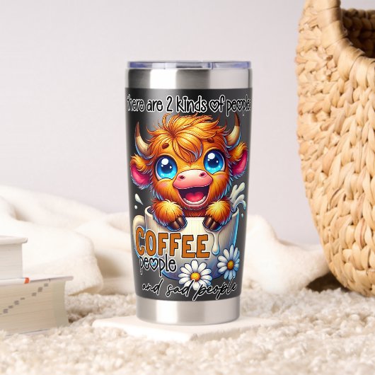 コーヒー派と悲観派の2種類の人間がいる 保温保冷タンブラー (リビング (回転後))