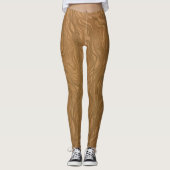 コーヒー流出 レギンス (正面)