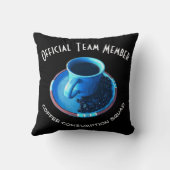 コーヒー消費部隊 | Blue Cup and Soser クッション (裏面)