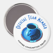 コーヒー消費部隊 | Blue Cup and Soser マグネット (正面/裏面)