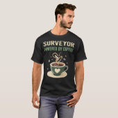 コーヒー測量士によって動く Tシャツ (正面フル)
