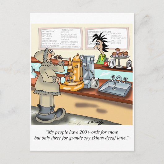 コーヒー漫画9391 ポストカード (正面)