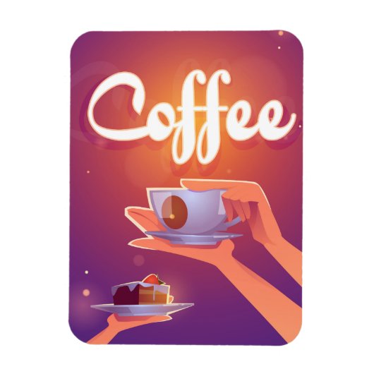 コーヒー漫画 マグネット (縦)