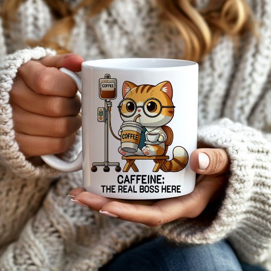 コーヒー点滴カフェイン 本当のボス面白い コーヒーマグカップ