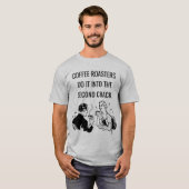 コーヒー焙煎業者 婉曲表現 パンツー Tシャツ (正面フル)