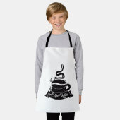 コーヒー焙煎機 エプロン (着用した状態)