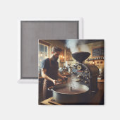 コーヒー焙煎機 マグネット (正面/裏面)