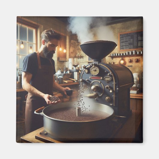 コーヒー焙煎機 マグネット (正面)