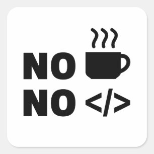 コーヒー無しコード無し スクエアシール