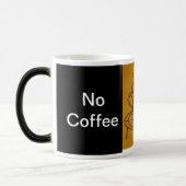 コーヒー無し平和無し モーフィングマグカップ (左)