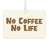 コーヒー無し カーエアーフレッシュナー (裏面)