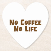 コーヒー無し ペーパーコースター (正面)