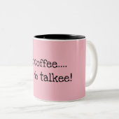 コーヒー無し… talkee無し! ツートーンマグカップ (正面右)