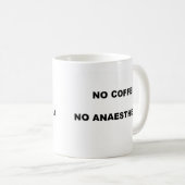 コーヒー無しANAESTHESIA無し コーヒーマグカップ (正面右)