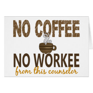 コーヒー無しWorkeeのカウンセラー無し