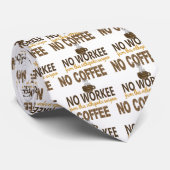 コーヒー無しWorkeeの整形外科の外科医無し ネクタイ (ロール)