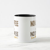 コーヒー無しWorkeeの消防士無し マグカップ (中央)