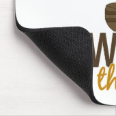 コーヒー無しWorkeeの牧師無し マウスパッド (コーナー)