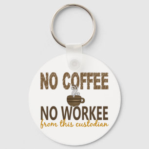 コーヒー無しWorkeeの管理人無し キーホルダー