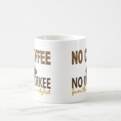 コーヒー無しWorkeeの美容師無し コーヒーマグカップ (中央)