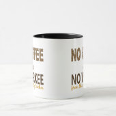 コーヒー無しWorkee化学先生無し マグカップ (中央)