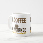コーヒー無しWorkee HVACの建築業者無し コーヒーマグカップ (正面左)
