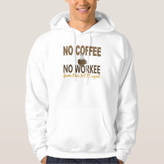 コーヒー無しWorkee NCISの代理店無し パーカ