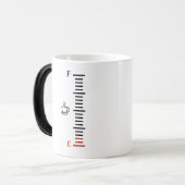 コーヒー燃料計の変形させるマグ モーフィングマグカップ (正面左)